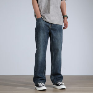 Non-stretchy loose Jeans 8662
